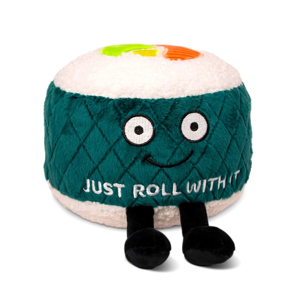 Punchkins Sushi Roll "Just Roll With It" Plush Toy - NWT
